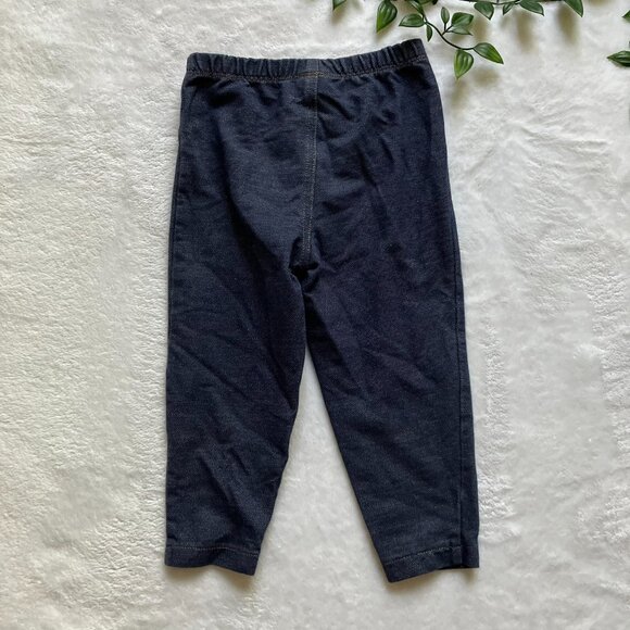 Carter's Baby Denim Leggings 18M | Blue VGUC + Bonus Grey Pants - Picture 7 of 16